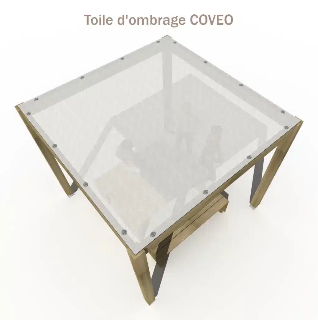 Toiles d'ombrage pour pergola Korniche